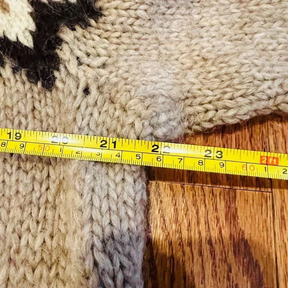 Hilda ltd Icelandic Wool Hand Knit Nordic Sweater Size Medium - Picture 11 of 16